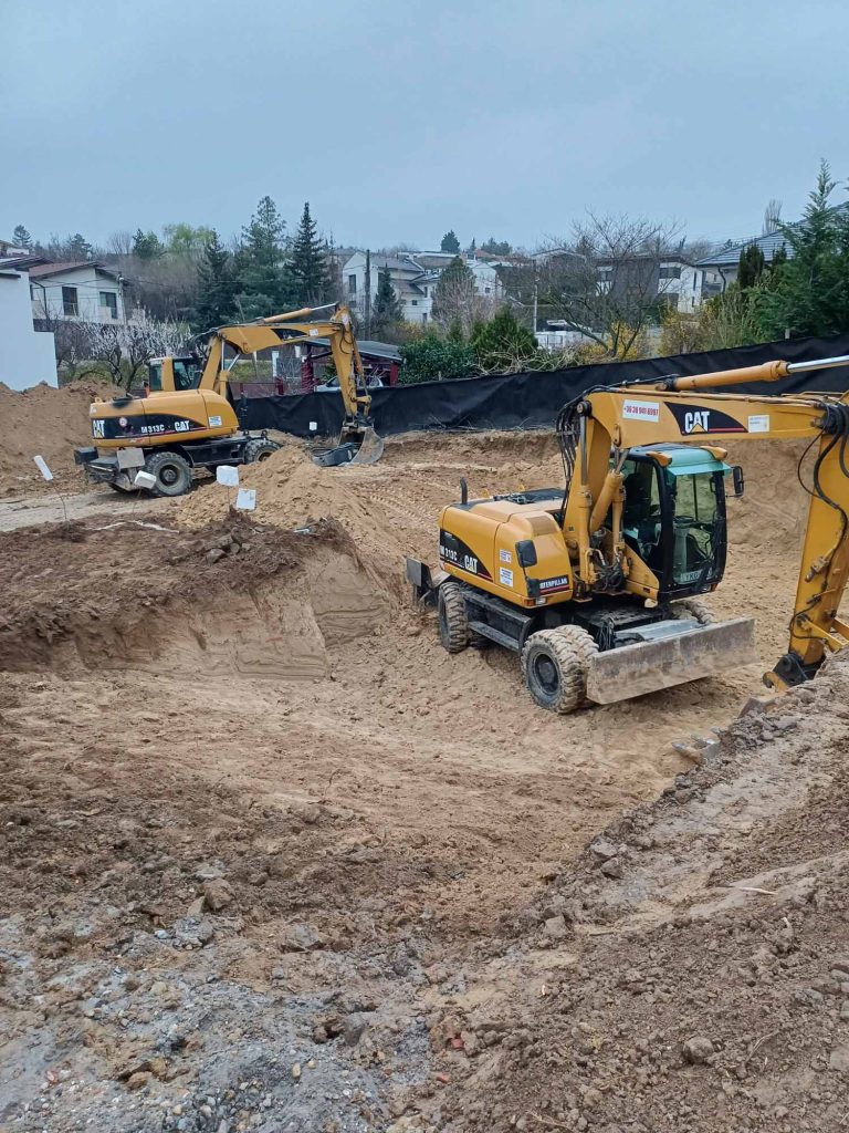 Gépi földmunka - házalap ásás 2024